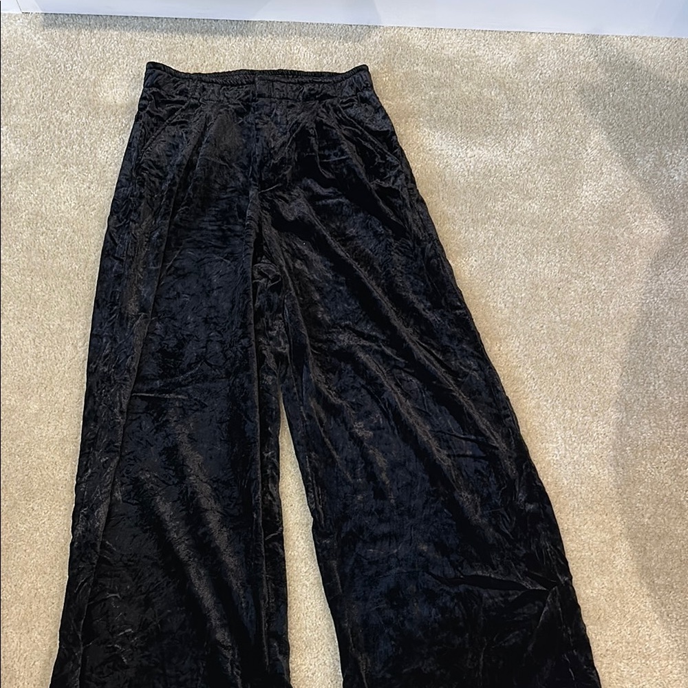 Anthropologie Luxe Velvet Trousers